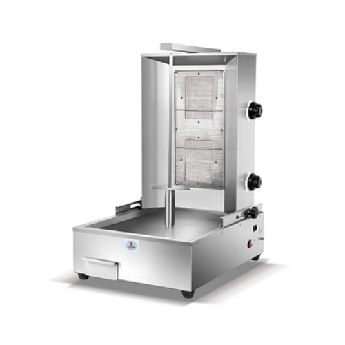 2 burner gas shawarma machine
